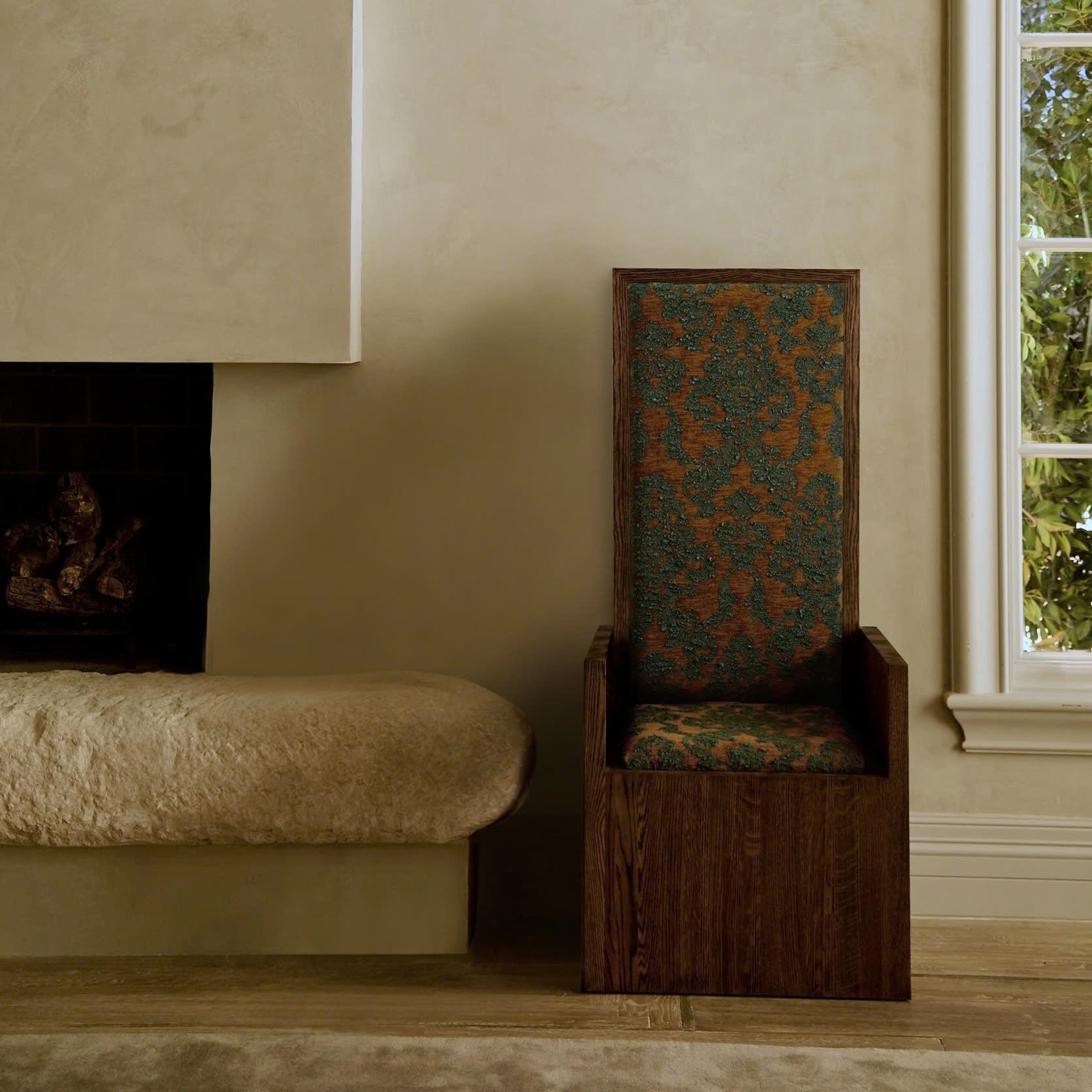 Chaise au coin du feu