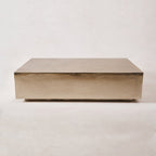 Table basse en nickel