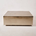 Table basse en nickel