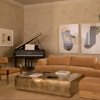 Table basse en nickel