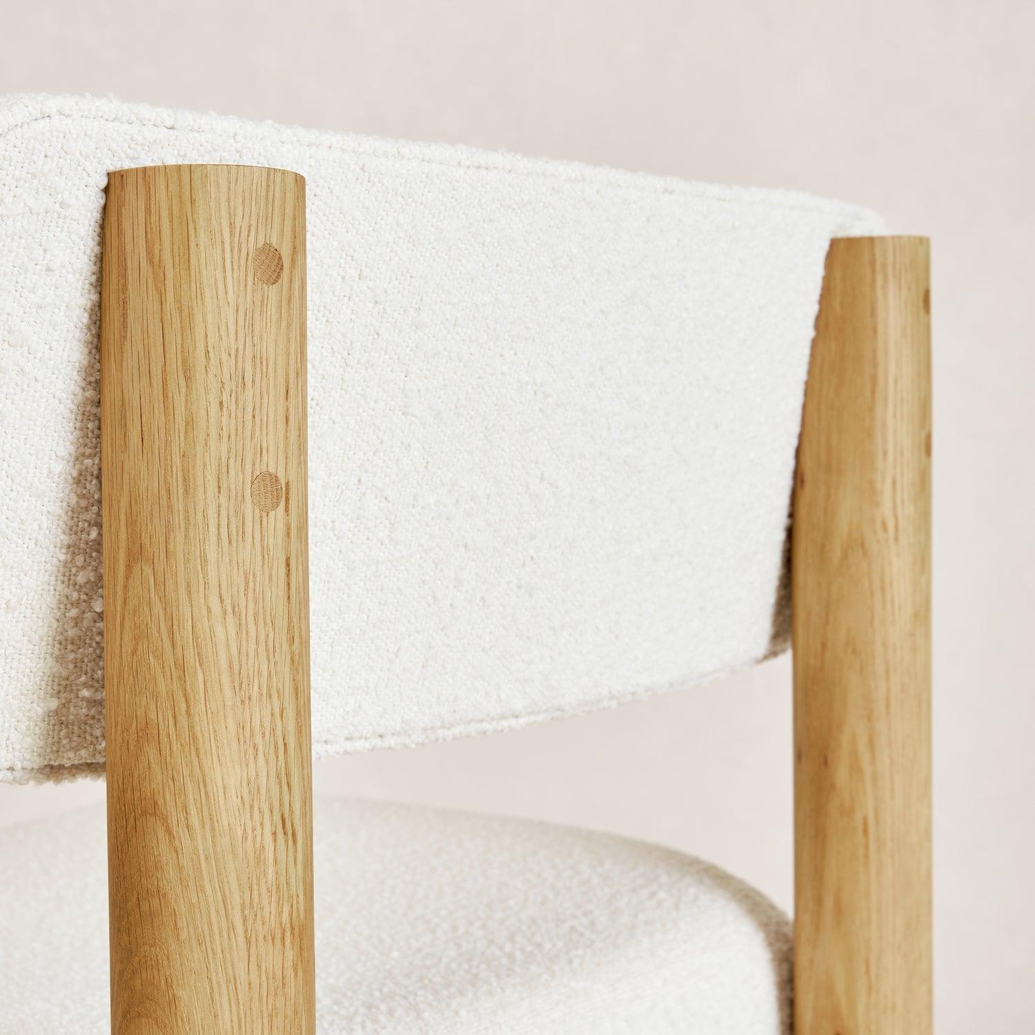 Chaise de salle à manger Charlie - Chêne chaud