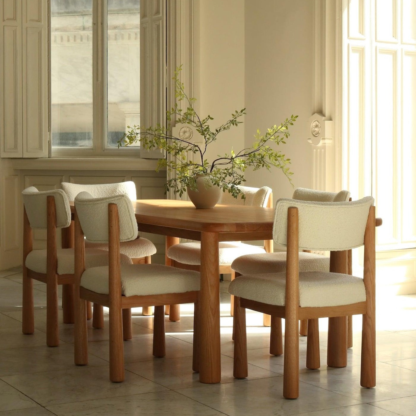 Chaise de salle à manger Charlie - Chêne chaud